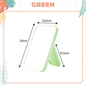 [1PC] Innohut Foldable Makeup Mirror Cermin Meja Solek Desk Bathroom Rectangular Mirror Cermin Muka Kecil 镜子