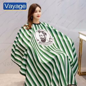 Barber Apron Salon Haircut Cape Large Hairdresser Cloths Balabal Retro Stripes Pattern 145*160CM