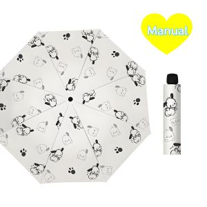Pasha dog multifunctional parasol adult cartoon automatic manual folding sunny umbrella anti-ultraviolet
