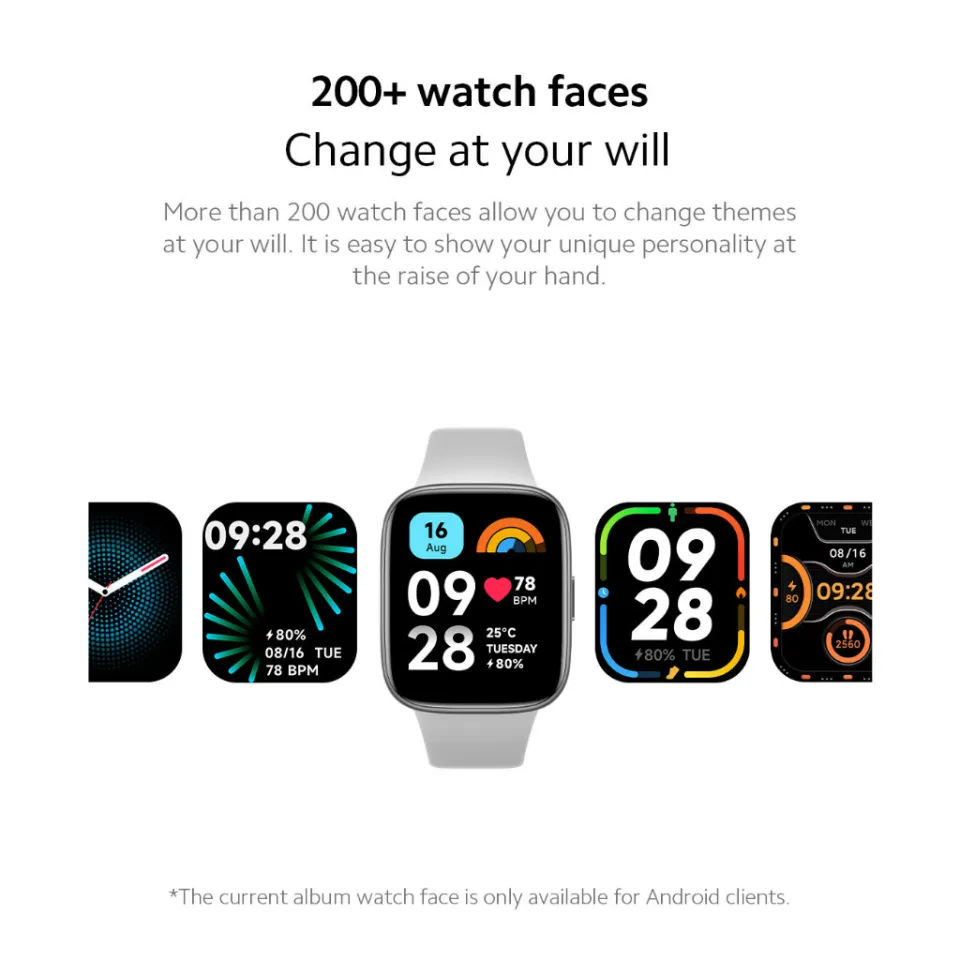 Xiaomi Redmi Watch 3 Active 1.83 Negro
