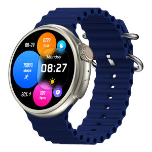 Z78 Ultra Round SmartWatch Series 9 1.52" AMOLED Screen NFC Waterproof Compass Multiple Sports Smart Watch For Men Women