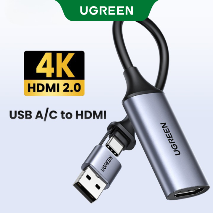 UGREEN HDMI Video Capture Card for Nintendo Switch Live Image 4K HD Type C  Collector HDMI to USB Mobile Phone as Monitor Laptop/SLR Camera Live