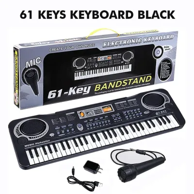 61 Keys Digital Piano Electronic Keyboard For Kids Electronic Piano Organ with Microphone
