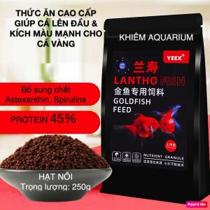 Cám cá vàng ranchu oranda chép sư tử Bessn 270g tăng đầu giúp body đẹp lên đầu