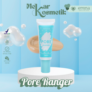 EMINA Pore Ranger Primer Blur Out Pores And Fine Lines Appearance Untuk Menyamarkan Pori Dan Garis Halus Pada Wajah Primer Ringan Dan Lembut Dengan Hasil Akhir Matte