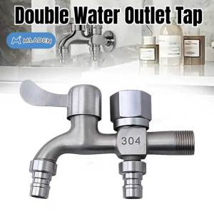 MLADEN Two Way Faucet Kitchen Wall Mounted Stainless Steel Faucet Water Tap Wash Basin Tap 水龙头