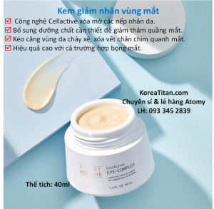 Kem dưỡng xóa nhăn và giảm thâm quầng mí mắt - Absolute absolute Cellactive Eye 40 ml (set 6 cao cấp)