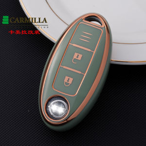 TPU Key Cover Case for Nissan Juke Leaf Micra K12 Note Patrol Qashqai J11 J10 Tiida Versa X-trail Xtrail X Trail T32 Infiniti