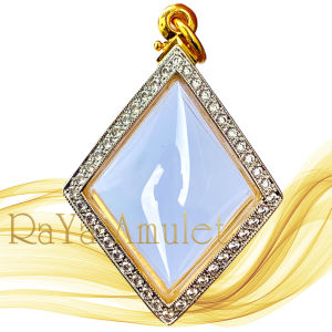 กรอบพระสำเร็จรูป งานเพชรจิวเวลรี่ทองอิตาลี ทรงข้าวหลามตัด (หน้ากระจก 3.0 x 4.0 cm.) รหัส 941