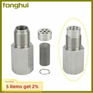 fanghui M18 x 1.5 O2เซ็นเซอร์ออกซิเจน spacer เครื่องกำจัดตรวจสอบไฟเครื่องยนต์เครื่องจำลองขนาดเล็กตัวเร่งปฏิกิริยา304อะแดปเตอร์สแตนเลส