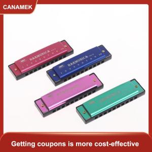 【CANAMEK】 Harmonica Key của C 10 Lỗ Diatonic Harmonica C Với Trường Hợp Cho Người Mới Bắt Đầu Sinh Viên Trẻ Em Quà Tặng Blues Với Trường Hợp