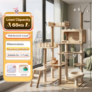 Cat House Cat Climbing frame Cat tree Cat condo Cat Tower Pet Climbing Wooden Cat toy
