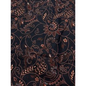 Baju Batik Pria Slimfit Kemeja Lengan Pendek Slim Fit Premium CS 158 Dark Grey