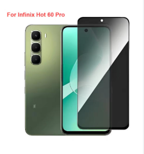 INFINIX HOT 60 PRO 60i SMART 10 10+ Tempered GLASS ESD KUCASE Anti SPY PRIVASI STATIC Debu Jari Screen Protector PRIVACY Black Hitam Full Cover Transparent Antigores Gores Scratch KACA Slim Thin Tipis Tidak Ga Bisa lihat dari Smaping Plus + 4G 5G