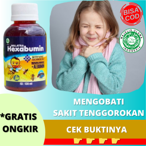 Obat Sakit Tenggorokan Madu Untuk Nyeri Tenggorokan Pada Anak Balita Umur 1 2 3 4 5 Tahun Obat Sirup Untuk Radang Tenggorokan Tenggerokan Serak Luka Lecet Sariawan Di Kerongkongan Herbal Buat Sariawan Dan Panas Dalam - Hexabumin
