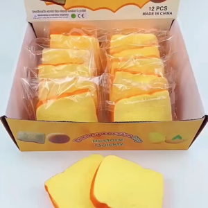 Slow Rising Toast Squishy Bread Stress Relief Toy Soft Squeeze Sensory Fidget Prank Toy Cute Gift Mainan Squishy Roti Bakar Slow Rising Mainan Tekan Anti Stres Roti Lembut Sensori Fidget Mainan Prank Hadiah Comel 创意仿真全麦吐司捏捏乐慢回弹面包解压玩具超软糯发泄整蛊玩具感官减压玩具 A574