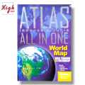 Buku Original Atlas Indonesia - Dunia All In One World Map. 