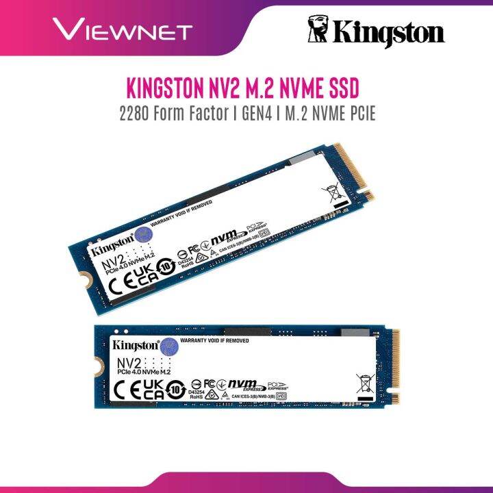 Kingston NV2 Gen4 2280 M.2 PCIe NVMe Internal Solid State Drive SSD ...