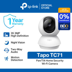 TP-Link Official Store | Tapo TC71 | 2K 3MP 360 Degrees Pan/Tilt Indoor WiFi IP Security Cctv Sale Camera Connect to Cellphone with Mic and Speaker
