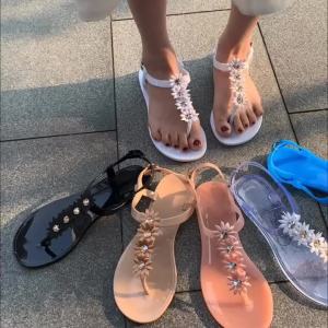 [Free Shipping] Summer Sandals For Adults Outdoor Multi-Color Jelly Casual Beach Shoes PVC WomenS Sandals