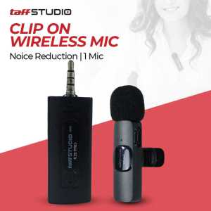 MIC 2 MIKROPON CLIP ON WIRELESS USB YOUTUBER BLUETOOTH KONTEN KREATOR LIVE TIKTOK IMAM MASJID K35