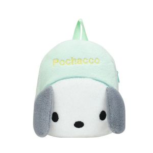 Tas Ransel Anak Sekolah Cewek Karakter Sanrio Tote Bag Bahan Bulu Motif Boneka Cinnamorol Backpack