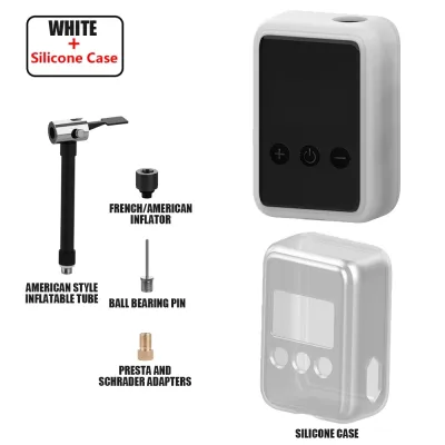 MC 150PSI Mini Electric Air Pump Portable Bicycle Cordless Inflator Presta Valve Schrader ValveRechargeable Compressor Tire Inflator For Bicycle Pump Outdoor Road MTB Bike Accessories