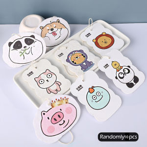 ผ้าสำหรับไม้อัดแผ่นขัดถูล้างจานห้องครัวฟองน้ำทำความสะอาดจำนวน3/5/10ชิ้นฟองน้ำจานการ์ตูนอุปกรณ์ทำความสะอาดที่เช็ดหม้อ