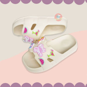 Body Glove BGL83 รองเท้าแตะแบบสวมผู้หญิง รองเท้าบอดี้โกลฟ พื้นสูง น้ำหนักเบา ทรงน่ารัก