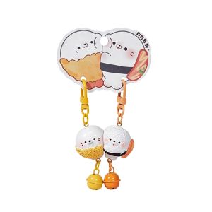 DOWNA Nhựa Móc khóa cặp đôi báo Phong cách hoạt hình Khóa từ tính Móc khóa búp bê nhựa Tinh tế Bộ móc khóa đôi Trang trí túi xách