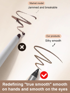 Zephoco Smooth Eyeliner Pencil Series Outdoor Daily Use Natural Smooth Application Smudge-proof for Precise Eye Makeup