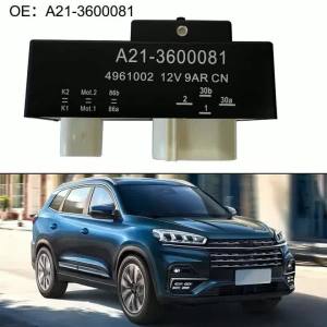 psfw A21-3600081 Air Conditioning Relay Relay Switch ABS-Metal Material Anti-Corrosion High Universality Fitment Non-Deformation 6B2Z9