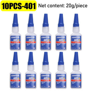 10PCS 495/401/406 Strong Glue Quick Drying Instant Repair Liquid Glue High Waterproof Adhesive for Glass Metal Plastic Wooden 20ml