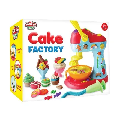 Mainan Lilin Fun Doh Cake Factory Fun Doh Cake Factory / Mainan Anak Perempuan Fundoh / Mainan Lilin Playset / Lilin Mainan