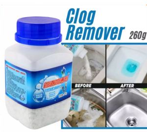 260+-gram Pipe Drain Cleaner Remover Sink Home Pipe Dredge Ubat Singki Tandas Tersumbat Powder