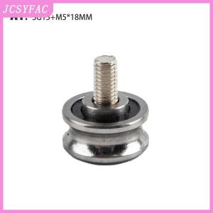 JCSYFAC SG15 SG20 SG25 SG66+M5 M6 M8 Screw Steel Pulley Ball Bearings Track Guide Roller