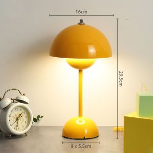 โคมไฟเกาหลี led  โคมไฟหัวเตียง โคมไฟตั้งโต๊ะ รูปดอกตูม ไฟห้องนอน แบบจับจีบสําหรับตกแต่งห้องนอน