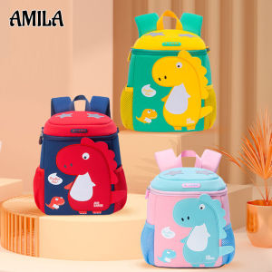 กระเป๋านักเรียนเด็ก กระเป๋านักเรียนการ์ตูนไดโนเสาร์ สำหรับเด็กชายเด็ง ความจุขสูง กระเป๋านักเรียนเด็ด