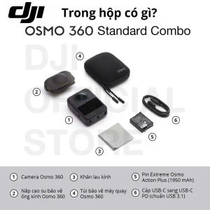 Camera kỹ thuật số DJI Osmo 360 Standard Combo_OQ001STD