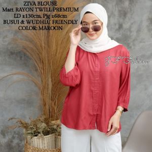 LAPAKPON BAJU BLOUSE WANITA KOREAN STYLE REMAJA BLOUSE OVERSIZE (JUMBO/LD 130cm) RAYON TWILL PREMIUM