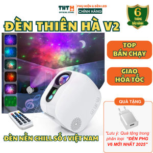 Đèn thiên hà v2 Loa bluetooth thế hệ mới Chiếu bầu trời trăng sao dùng để trang trí nhà cửa phòng bay Đèn chiếu Trần