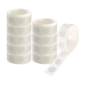 1000Pcs 1.2cm Double Side Glues Points Removable Double Side Dots Tape Sticker for Home Office School Supplies