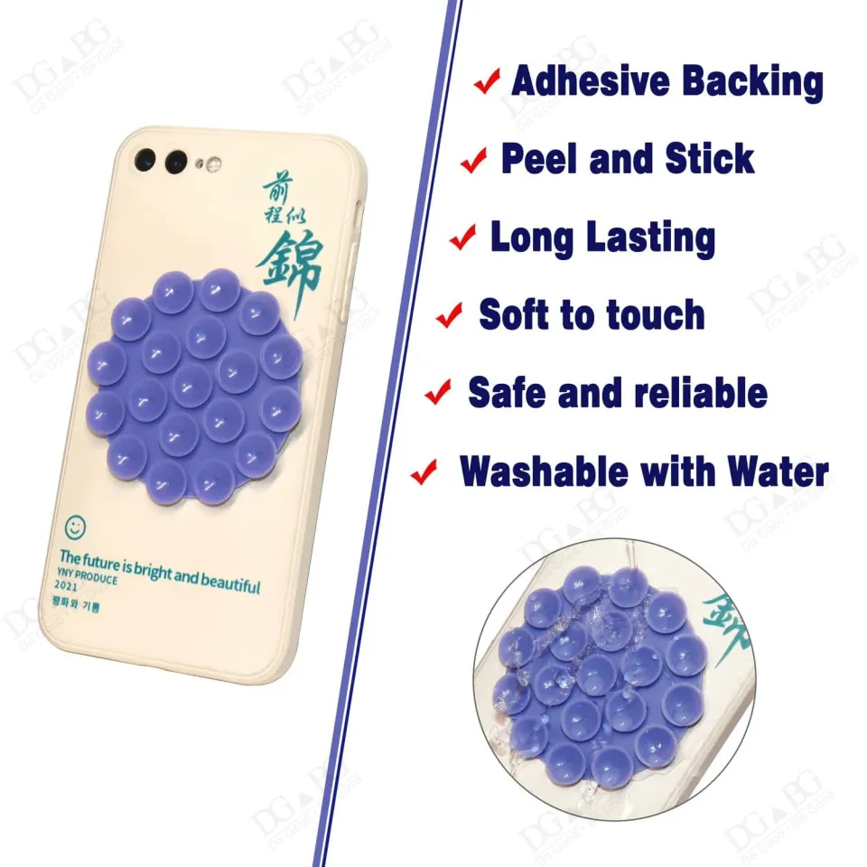 Omee Magnetic Suction Cup Phone Mount, Silicone Suction Phone Case Stand For IPhone
