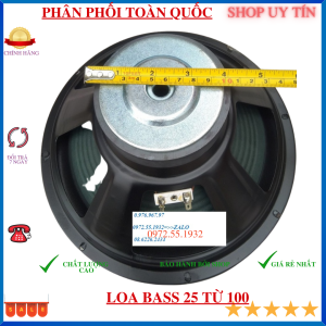 Loa bass 25 từ 100 dùng loa kéo và ampli  công suất nhỏ - giá 1 chiếc