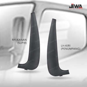 Jiwa Auto - Garnis List Lis Kaca Pintu Bagian Depan Canter PS125 PS110 Aksesoris Mobil