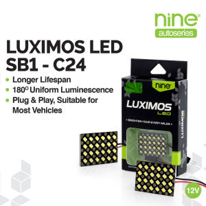 LAMPU CABIN MOBIL UNIVERSAL NINE LUXIMOS LED SB1 - C24 - NINE AUTOSERIES