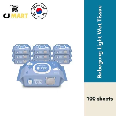 Korea Bebegung Baby Wet Tissue 100 sheet Plain Type Cap Type 32g