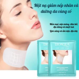Mặt Nạ Cổ BIOAQUA – Combo 5 Miếng – Rau Má Hàn Quốc Dưỡng Ẩm Giảm Nhăn Nâng Cơ Làm Sáng Da Cổ