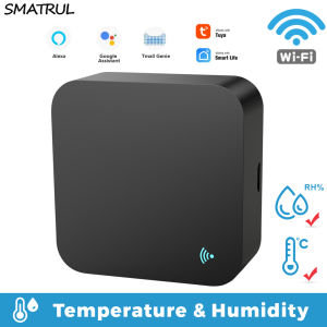 SMATRUL Tuya WiFi IR Remote Control withTemperature and humidity monitoringfor Air Conditioner TV Smart Home Infrared Universal Remote Controller For AlexaGoogle Home