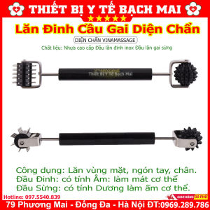 Lăn 2 Đầu Cầu Đinh + Cầu gai Sừng - Dụng Cụ Diện Chẩn